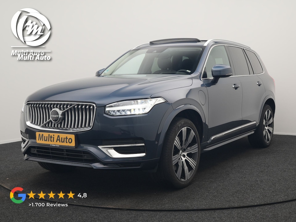 Volvo XC90 T8 Recharge AWD Inscription 7 Persoons PHEV 395pk Dealer O.H | Panodak | Head Up | Adaptive Cruise | Nappa  Lederen Sportstoelen Memory & Verwarmd | Harman / Kardon | 360 Camera | Blis | Apple Carplay | Keyless | Navigatie | Virtual | 21" L.M | DAB | Plug In Hybrid |