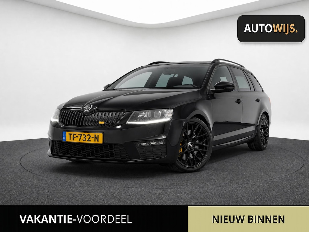 Skoda Octavia Combi 2.0 TDI RS|184PK|AUT|PANO|HALF LEER|D-RIEMVV|TREKHAAK