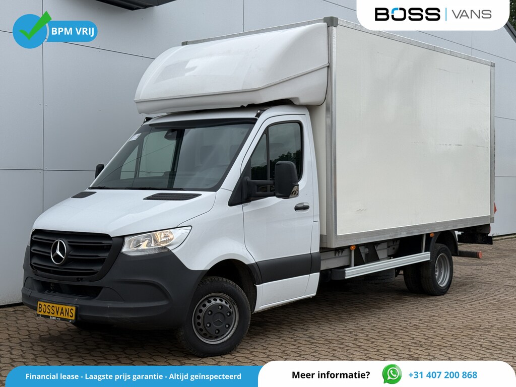 Mercedes-Benz Sprinter 515 1.9 CDI 150PK Laadklep Bakwagen Dubbellucht Climate Control Cruise Control Apple Carplay Koffer Meubelbak