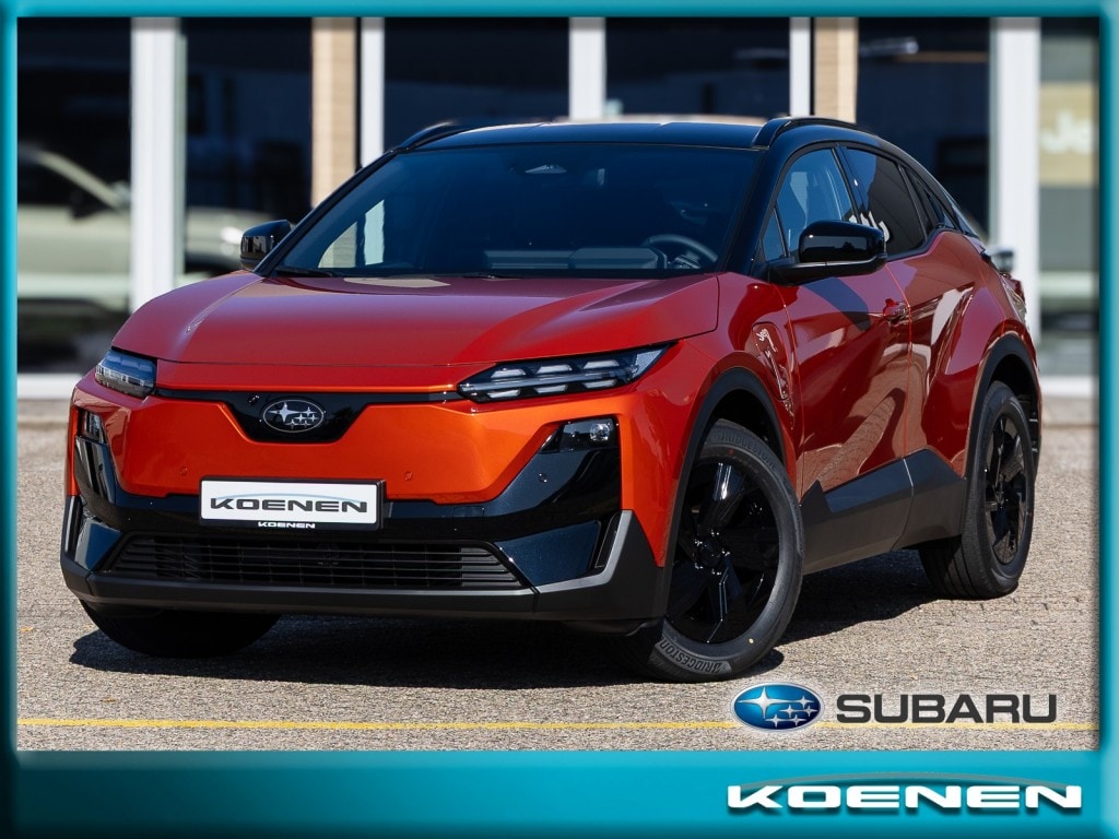 Subaru Uncharted UNCHARTED 2E-xcite + / 77Kwh / FLARE ORANGE / ZWART DAK