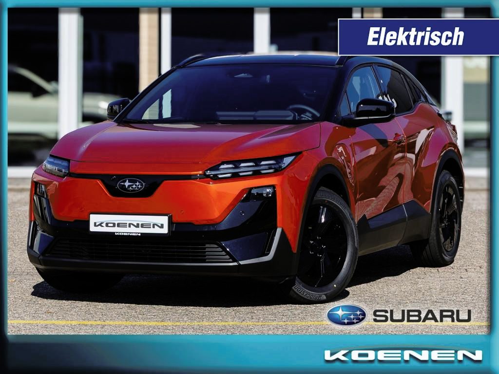 Subaru Uncharted UNCHARTED 2E-xcite + / 77Kwh / FLARE ORANGE / ZWART DAK