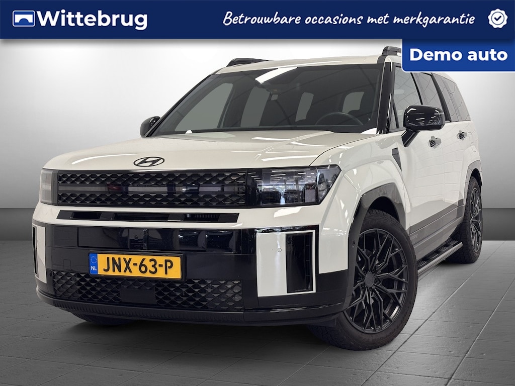 Hyundai Santa Fe 1.6 T-GDI PHEV XRT OFF ROAD Black Line 4WD 7p. Plug-In Hybride automaat met Black Pack Wrap, 20 inch All Terrain banden, Lederen bekleding en 360 graden Camera