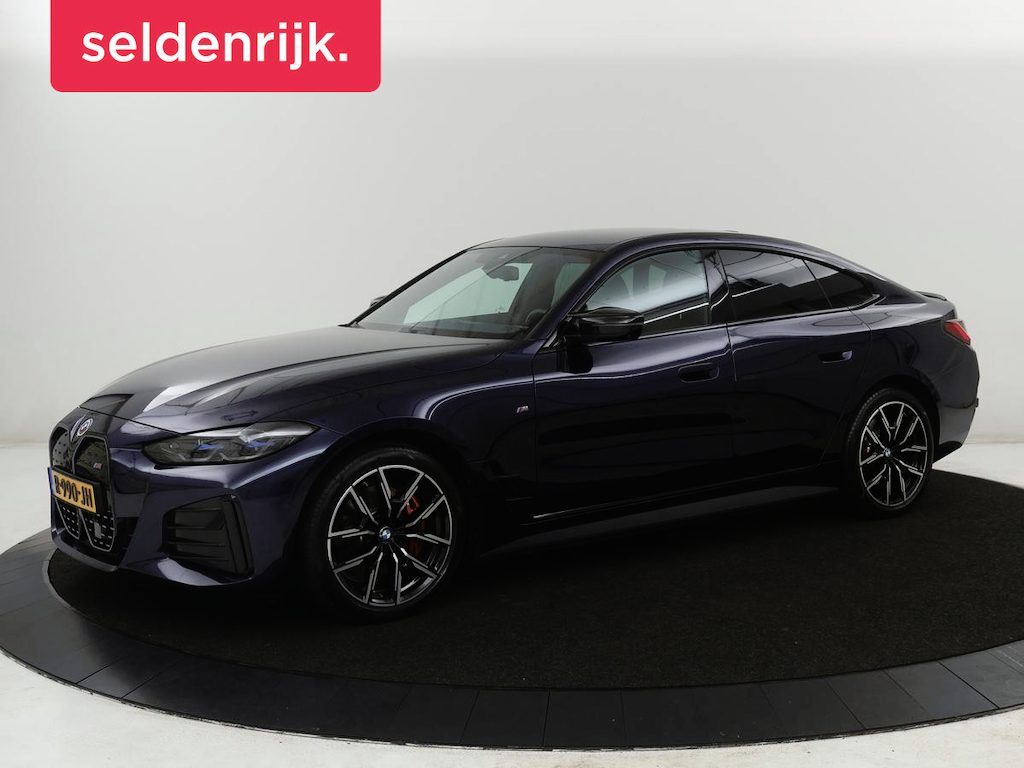 BMW i4 M50 High Executive 84 kWh | SOH 94,4% | Leder | Adaptive cruise | xDrive |  Stoelverwarming | Head-up | Harman/Kardon | Carplay | Sfeerverlichting | 360 camera | Park assist | Elektrische achterklep