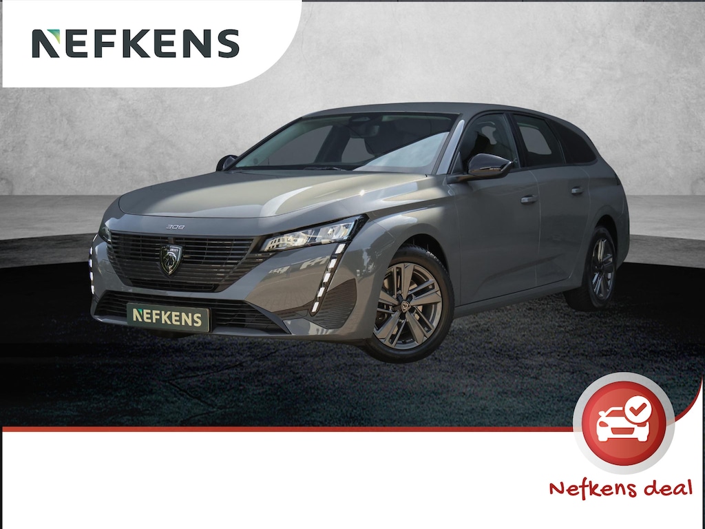 Peugeot 308 SW 130pk Active Pack Automaat | 1ste eigenaar | Trekhaak | Parkeersensoren | AppleCarPlay/Android | Climate | 16" LM velgen