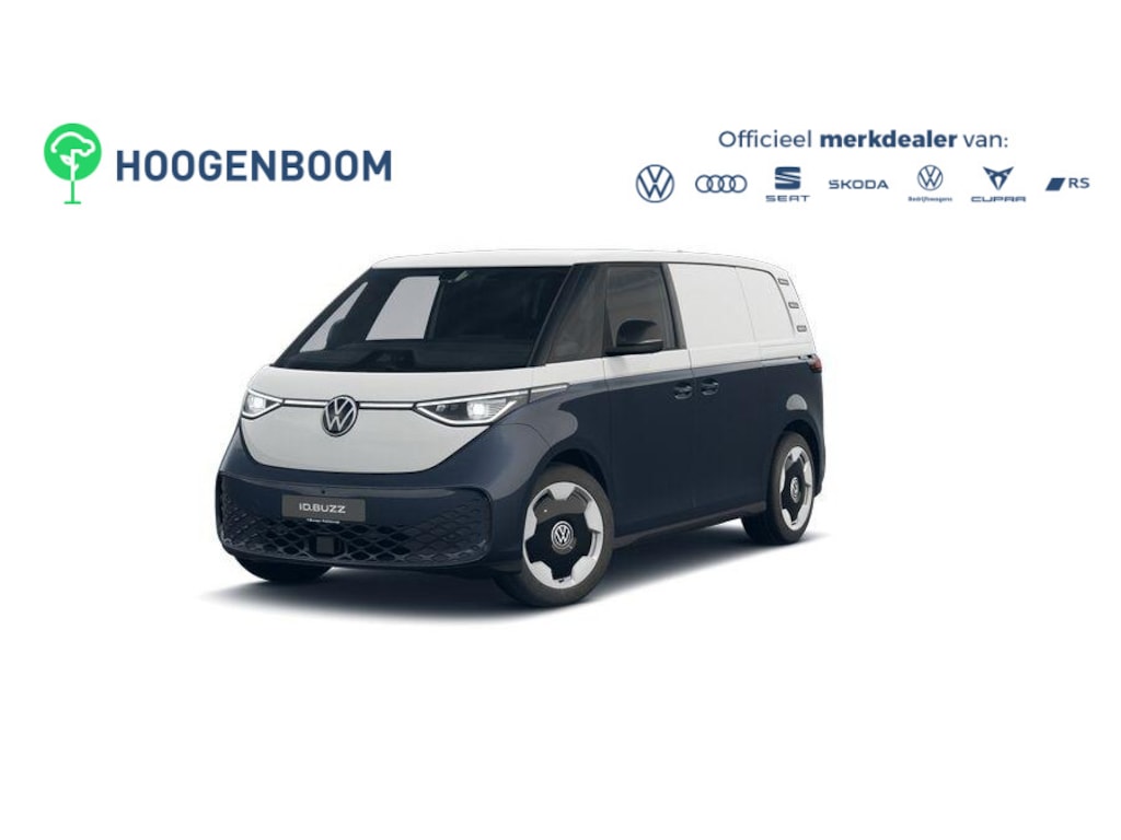Volkswagen ID. Buzz Cargo Bedrijfswagens Bulli Limited Edition 250 kW (340 pk) 4MOTION | schuifdeur links en rechts met sluithulp | Open en close plus pakket | DAB+ | 360 graden achteruitrijcamera | Achterlichten LED | Digitale sleutel | 4MOTION |