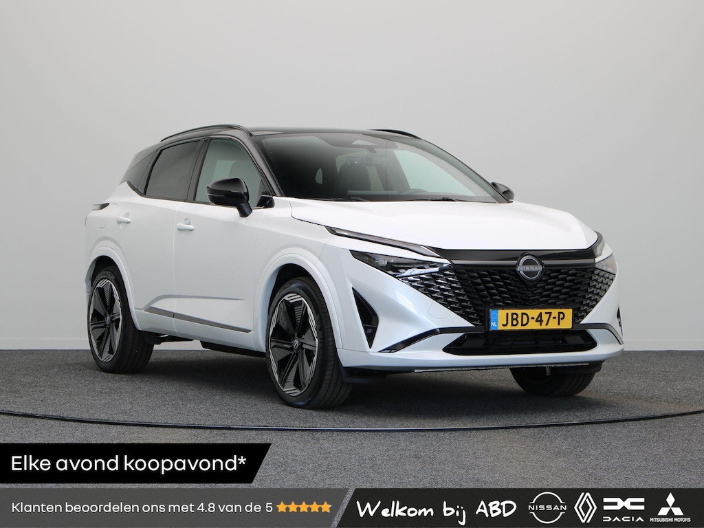 Nissan Qashqai 158pk MHEV Xtronic N-Design | Pilot assist | Lederen bekleding | Climate control | Google intergratie | Panoramadak | rondomzicht camera | Stoelverwarming |
