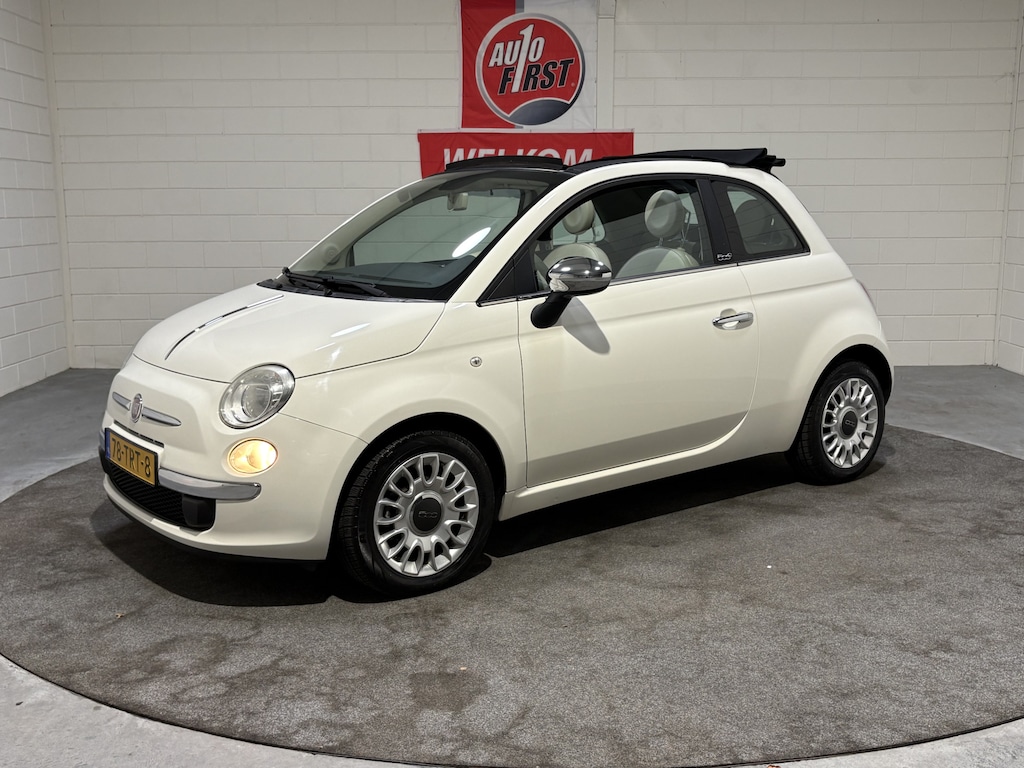 Fiat 500C 1.2 Pop Cabrio, Automaat, NL, 2e Eig. Boekjes, Airco , echt een DOTJE