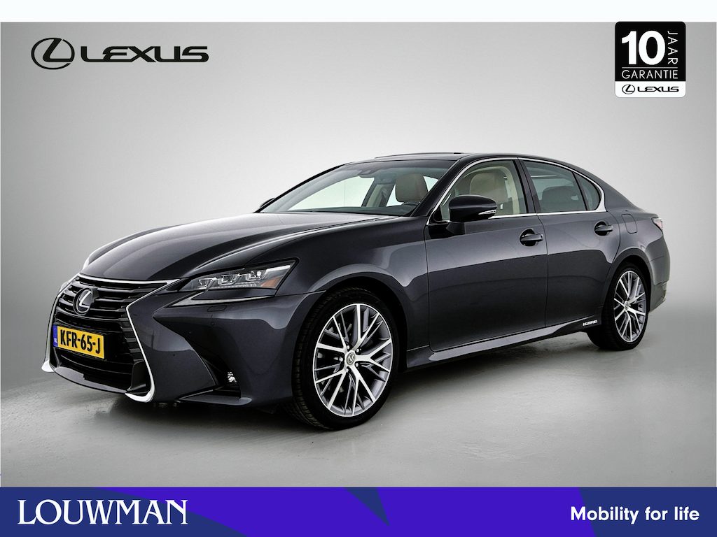 Lexus GS 300h President Line | Mark Levinson Reference Audio | Schuif-/ Kanteldak | Memory Seats | Bruin Leder | Stuur+Stoelverwarming | Stoelventilatie | Head-Up Display | Blind Spot Monitor | Navigatie | Climate Contro