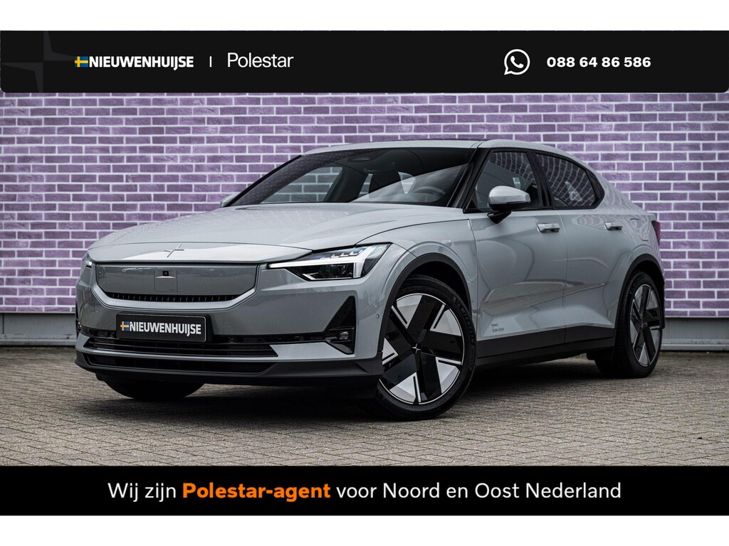 Polestar 2 Long Range Single Motor 82 kWh | Trekhaak | Panoramadak | 360 Graden Camera | Keyless Entry | Elektrische Achterklep | Elektrisch Verstelbare Voorstoelen | Stoelverwarming | Cruise Control Adaptief | BLIS | Google Navigatie | Apple Carplay | Android Auto