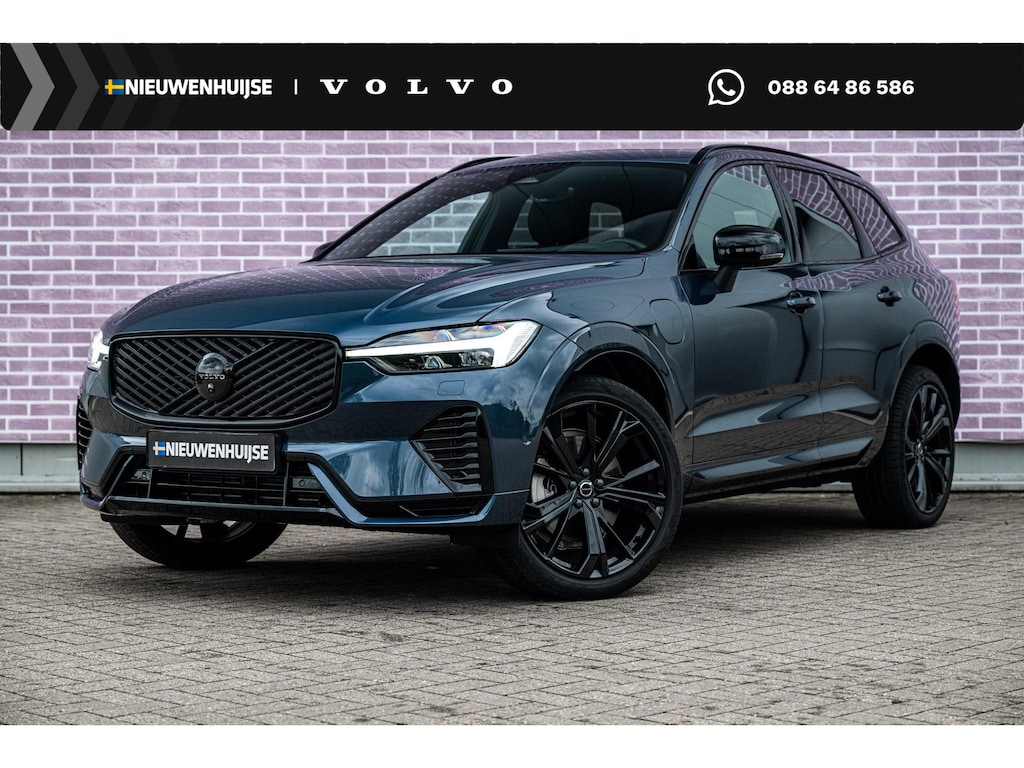 Volvo XC60 2.0 T6 Plug-in hybrid AWD Ultra Black Edition | Panoramadak | Luchtvering | Trekhaak | Head-Up Display | 360 Graden Camera | Harman Kardon Audio | Sportstoelen | Lichtmetalen Velgen 21 inch | Elektrische Achterklep | Parkeersensoren