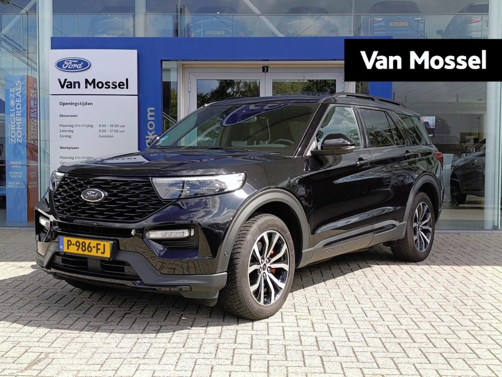Ford Explorer 3.0 V6 EcoBoost PHEV ST-Line | Dealeronderhouden | Panoramadak | Trekhaak | Stoel/stuur voorruitverwarming | Memory | 360-graden camera