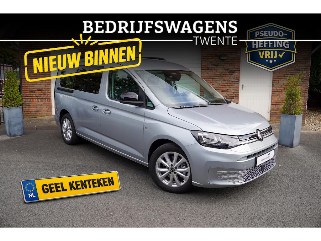 Volkswagen Caddy Maxi 1.5 TSI Hybride Life 7 Zits Apple Carplay Stoelverwarming Achteruitrijcamera