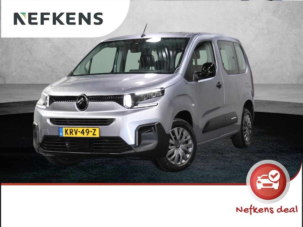 Citroën E-Berlingo Feel L1 50 kWh 136PK | 1ste Eigenaar | AUTOMAAT | AppleCarPlay/AndroidAuto | 5 Persoons! | LED | Cruise Control | Airco | Parkeersensoren | Armsteunen | Isofix |