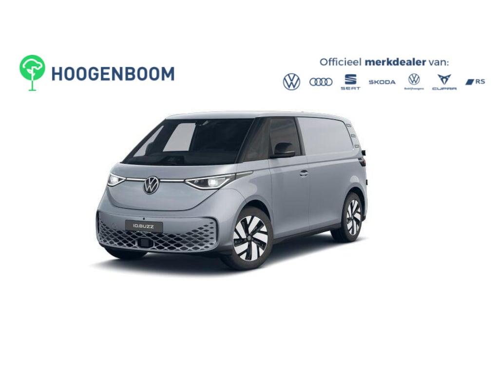 Volkswagen ID. Buzz Cargo Bedrijfswagens Bulli Limited Edition Elektromotor 210 kW (286 pk) | Achterdeuren | schuifdeur rechts met sluithulp | Open en close plus pakket | DAB+ | 360 graden achteruitrijcamera | Achterlichten LED | Digitale sleutel |