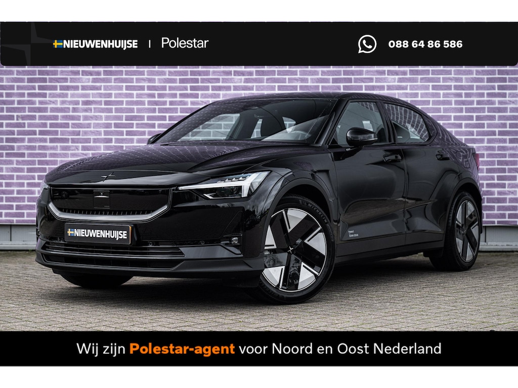 Polestar 2 Long Range Single Motor 82 kWh | Trekhaak | Panoramadak | 360 Graden Camera | Keyless Entry | Elektrische Achterklep | Elektrisch Verstelbare Voorstoelen | Stoelverwarming | Cruise Control Adaptief | BLIS | Google Navigatie | Apple Carplay | Android Auto