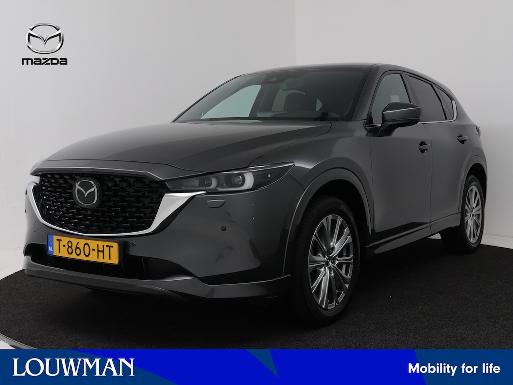 Mazda CX-5 2.0 e-SkyActiv-G M Hybrid 165 Takumi | Trekhaak | BOSE | Stoelverwarming/-Verkoeling | 360 Camera | Head-up Display | Adaptive Cruise Control |