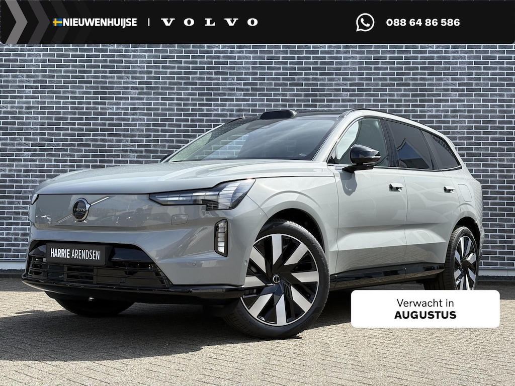 Volvo EX90 Twin Motor Ultra 7p. 111 kWh | Luchtvering | 360 Graden Camera | Head-up Display | Bose Audio | Panoramadak | Stoelmassage | Keyless Entry | Elektrische Achterklep | Elektrisch Verstelbare Voorstoelen | Pixel-LED Koplampen | Cruise Control Adaptief | BLIS | Google Navigatie | Apple Carplay | Android Auto