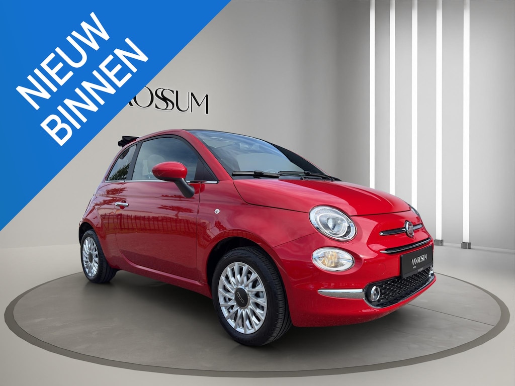 Fiat 500C 1.0 Hybrid | Airco (autom) | Navi | Cruise C | 16 "| Bluetooth |