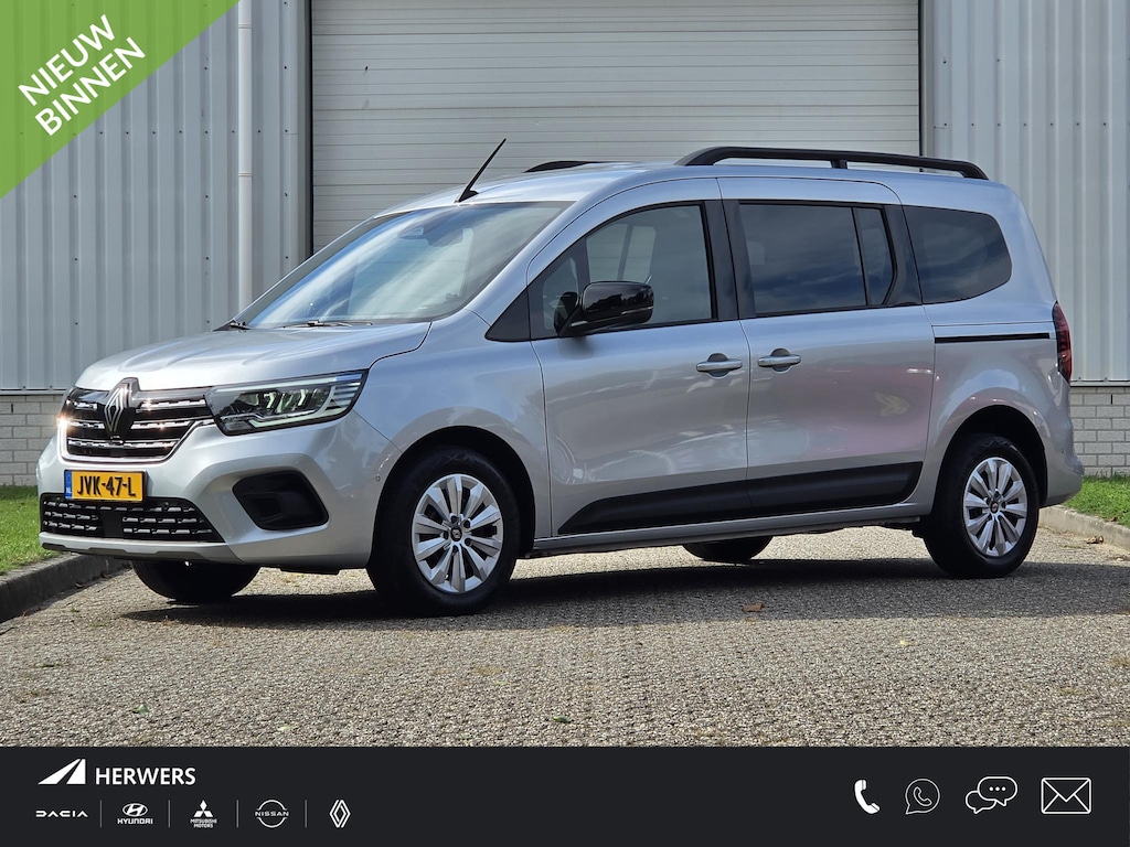 Renault Kangoo Grand 1.3 EDC 7 Persoons Automaat / Achteruitrijcamera / Stoelverwarming / Apple Carplay & Android Auto / Schuifdeur Links & Rechts / Climate Control / Navigatie / Cruise Control /