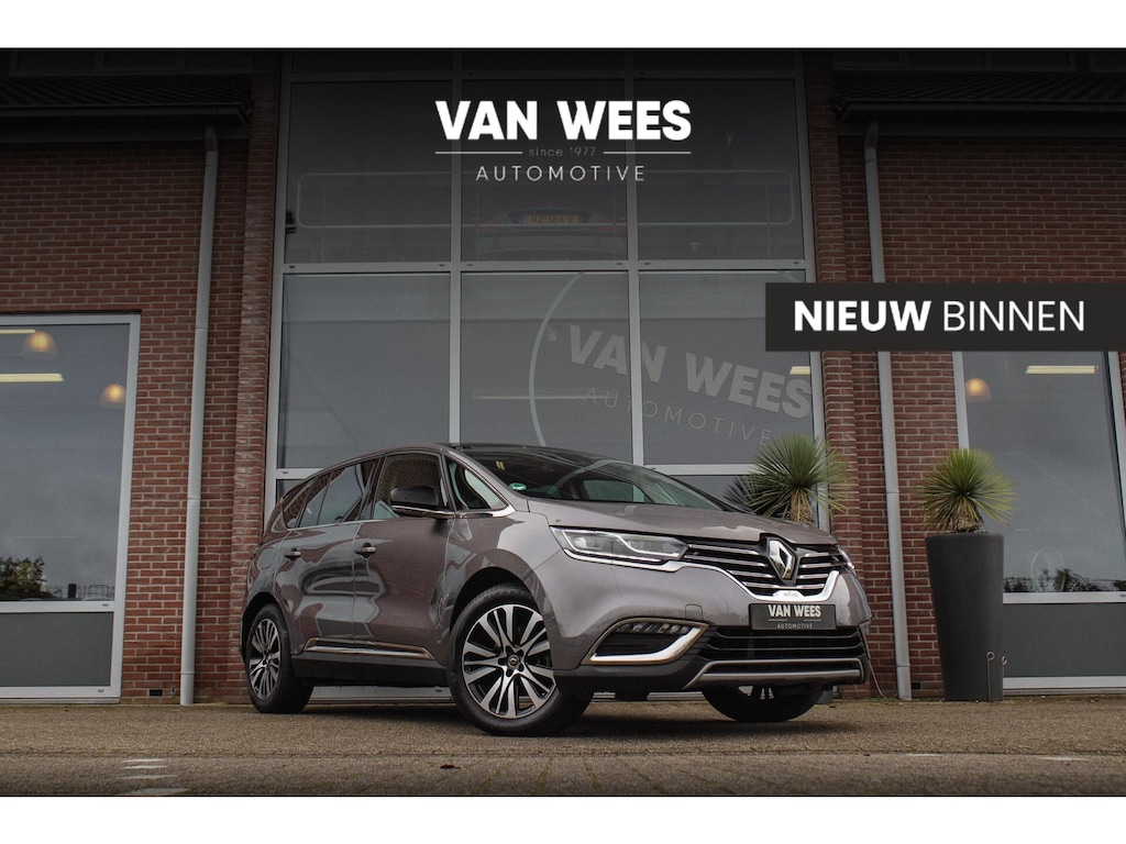 Renault Espace 1.8 TCe Initiale Paris 7p. | Stoelmassage | Stuurverwarming | Panoramadak | Camera | DAB | LED | Rijstrooksensor | Bluetooth | Adaptieve cruise control | Nappa leer