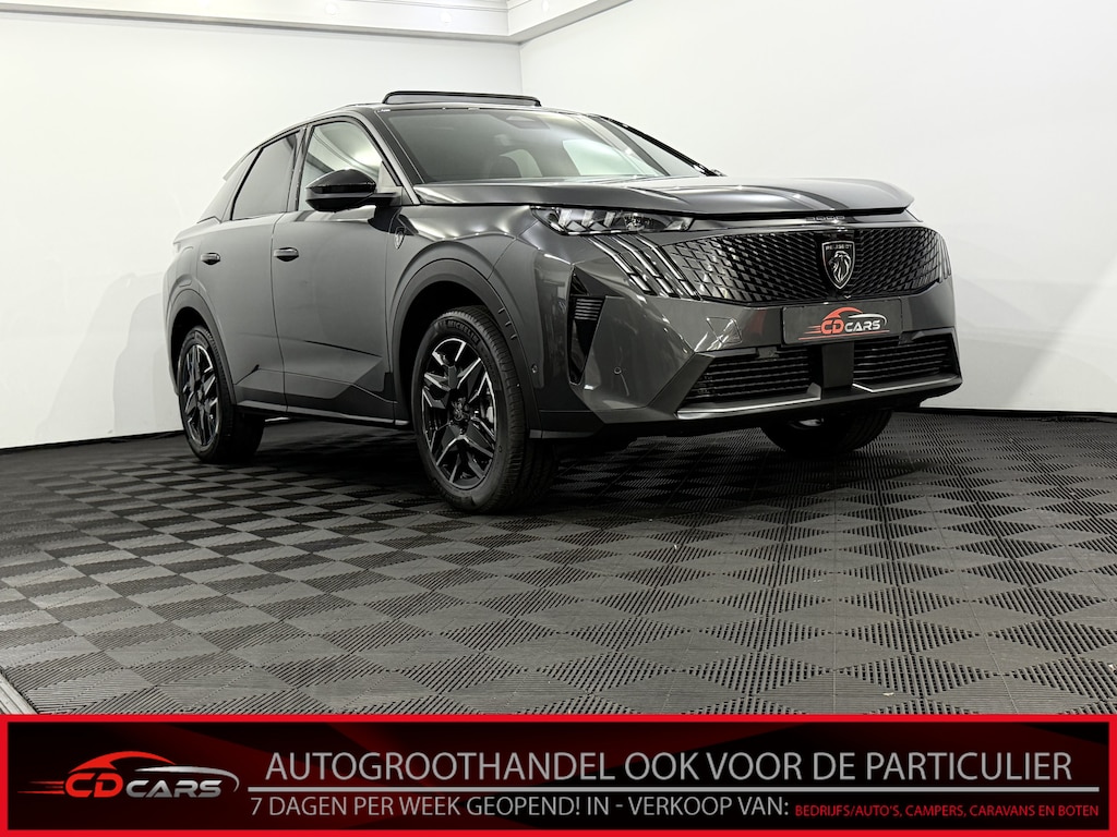 Peugeot 3008 1.2 Hybrid 145 GT DCS6 Panoramadak, 360 Camera, Navi, Massage stoelen, Memory stoelen, Elektrische achterklep, Cruise control adaptief, 2 jaar garantie