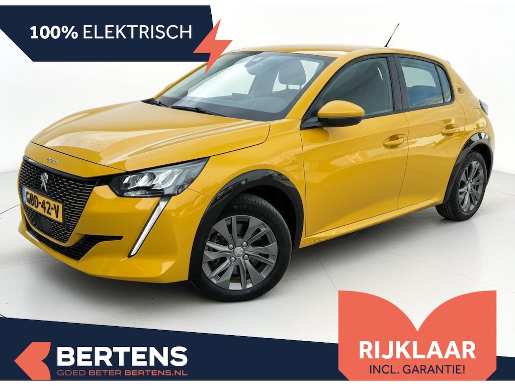Peugeot e-208 EV Active Pack 50 kWh | 3-fase! | Rijklaar geleverd incl 12 maanden BOVAG garantie! |