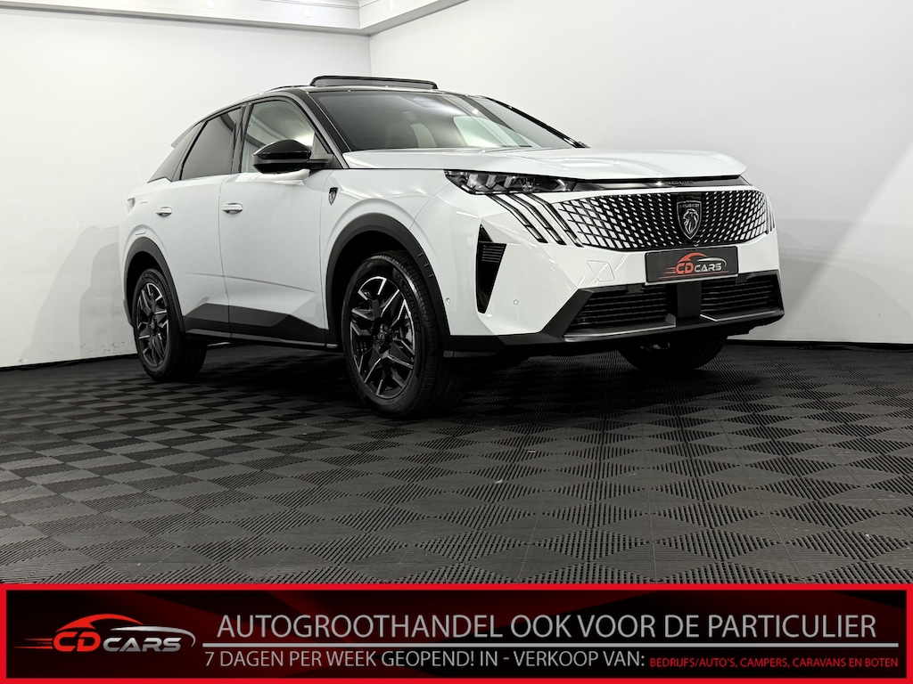 Peugeot 3008 1.2 Hybrid 145 GT DCS6 Panoramadak, 360 Camera, Navi, Massage stoelen, Memory stoelen, Elektrische achterklep, Cruise control adaptief, 2 jaar garantie