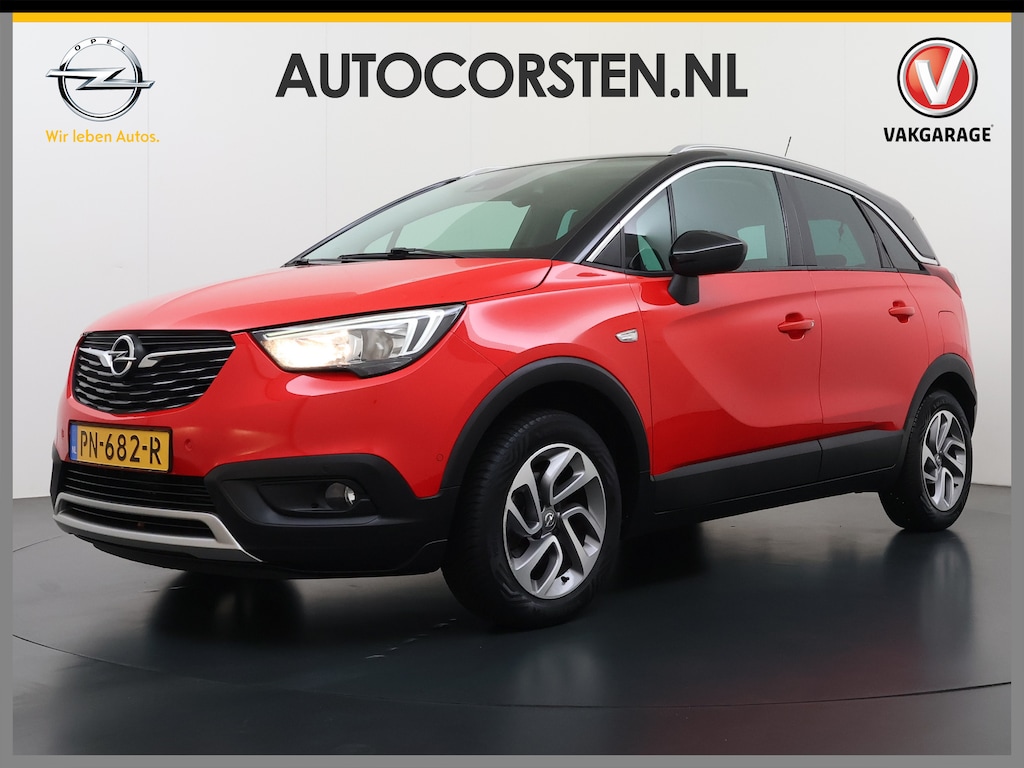 Opel Crossland X 1.2 Turbo Innovation+ Trekhaak 360°Camera AGR-Comfort Stoelen Apple Carplay Android Auto Navi Ecc Two Tone Keyless Cruise Control Lmv Isofix Lane Assist Extra getint glas achter Dodehoekdetectie 840KG Trekgewicht Origineel Nederlandse Auto
