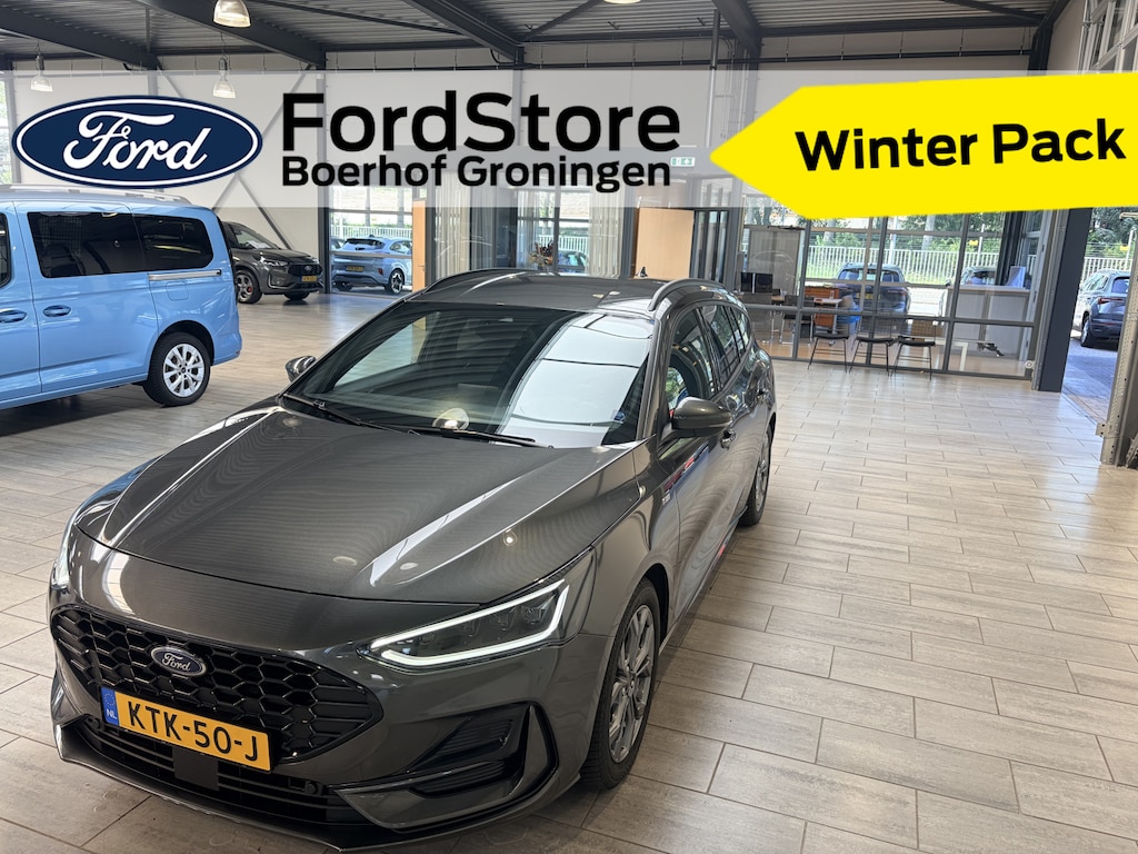 Ford Focus Wagon EcoBoost Hybrid 155 pk ST Line X | Winter Pack | Matrix LED | Adapt. Cruise | AGR Stoel | Elektrische Achterklep | Winterpack | SYNC 4 |