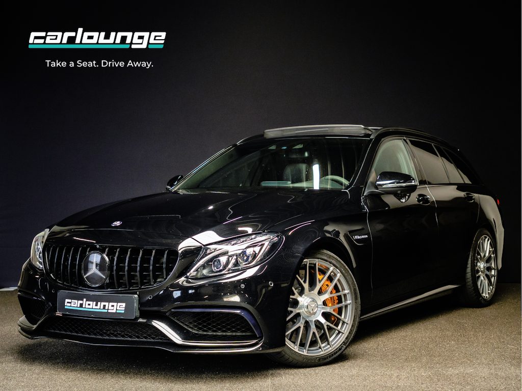 Mercedes-Benz C-klasse AMG 63 S 1e lak|Carplay|Keramisch|360 camera|head-up|Burmester|memory|