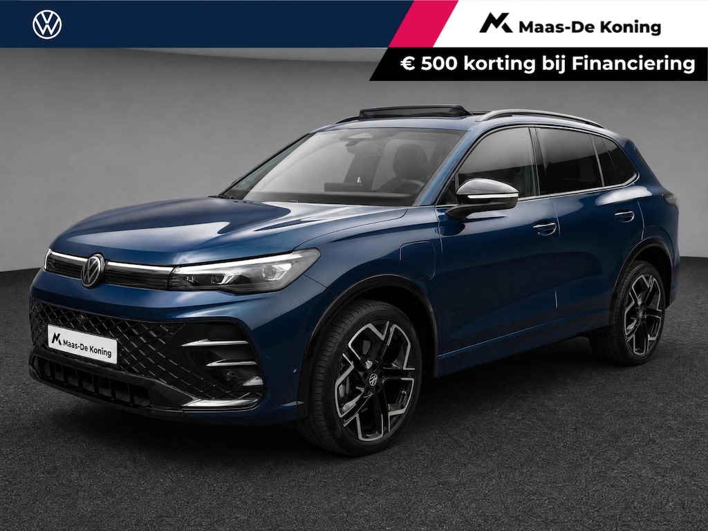 Volkswagen Tiguan 1.5 eHybrid 272pk DSG R-Line Edition · Panoramadak · Inklap. Trekhaak · 360 Camera · Leder Varenna · Elek. Stoelen + Massage · Head-Up Display · Harman Kardon · Garantie t/m 19-05-2030 of 100.000km