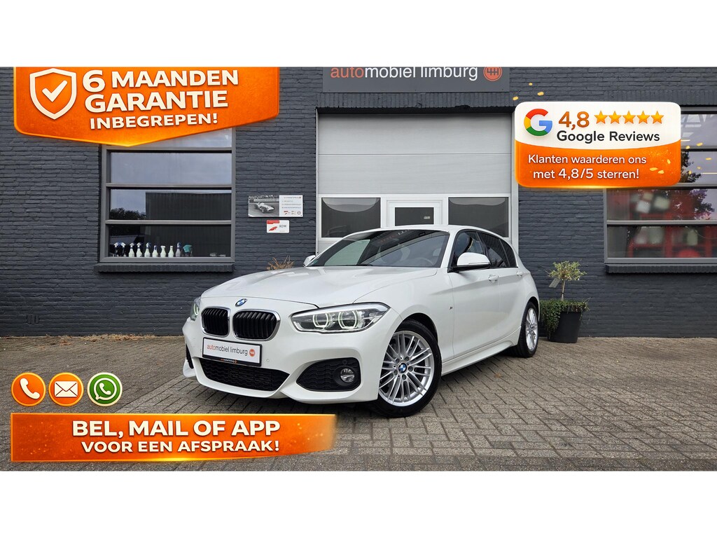 BMW 1-Serie 118i M Sport | LED | PDC V+A | NAVI | VOL LEDER DAKOTA | LICHTPAKKET