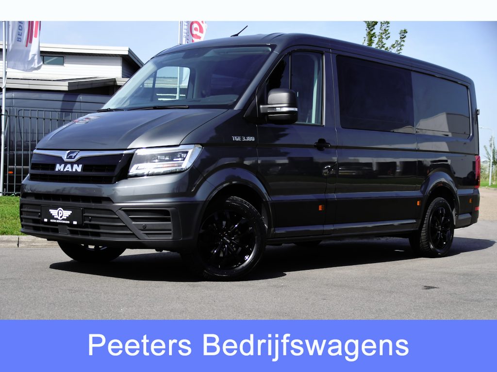 MAN TGE 3.180 35 2.0 L3H2 DC PB Edition Camera, Cruise, Carplay, LED, 177pk, Automaat, Sensoren, Multimedia, Uniek!