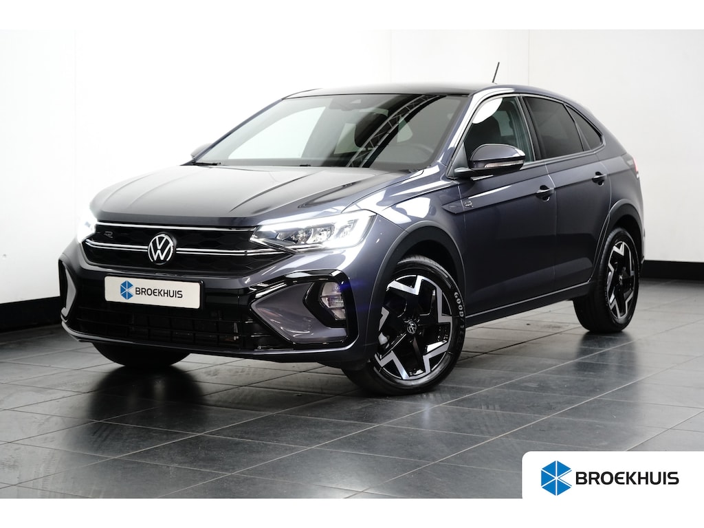 Volkswagen Taigo 1.0 TSI R-Line 115PK | Elecktr Glazen pano-dak | Parkeersensoren | App Connect | Climate control | Lane assist | DAB | LED | 17"LMV