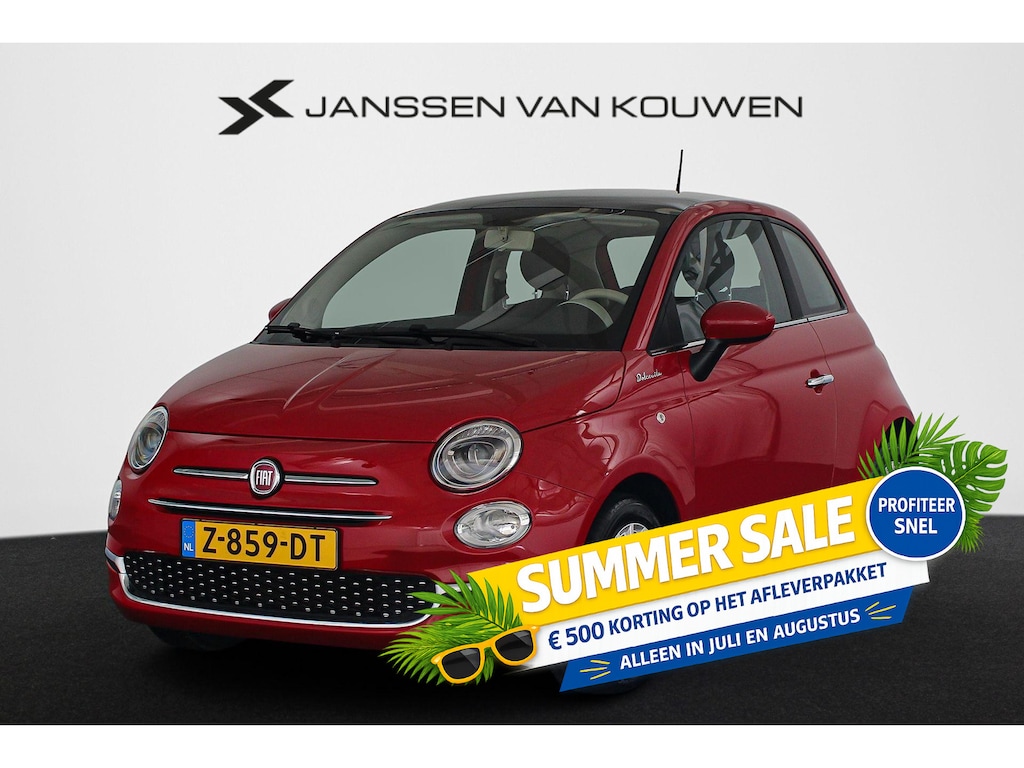 Fiat 500 1.0 Hybrid Dolcevita Panoramadak Apple CarPlay Climate Control