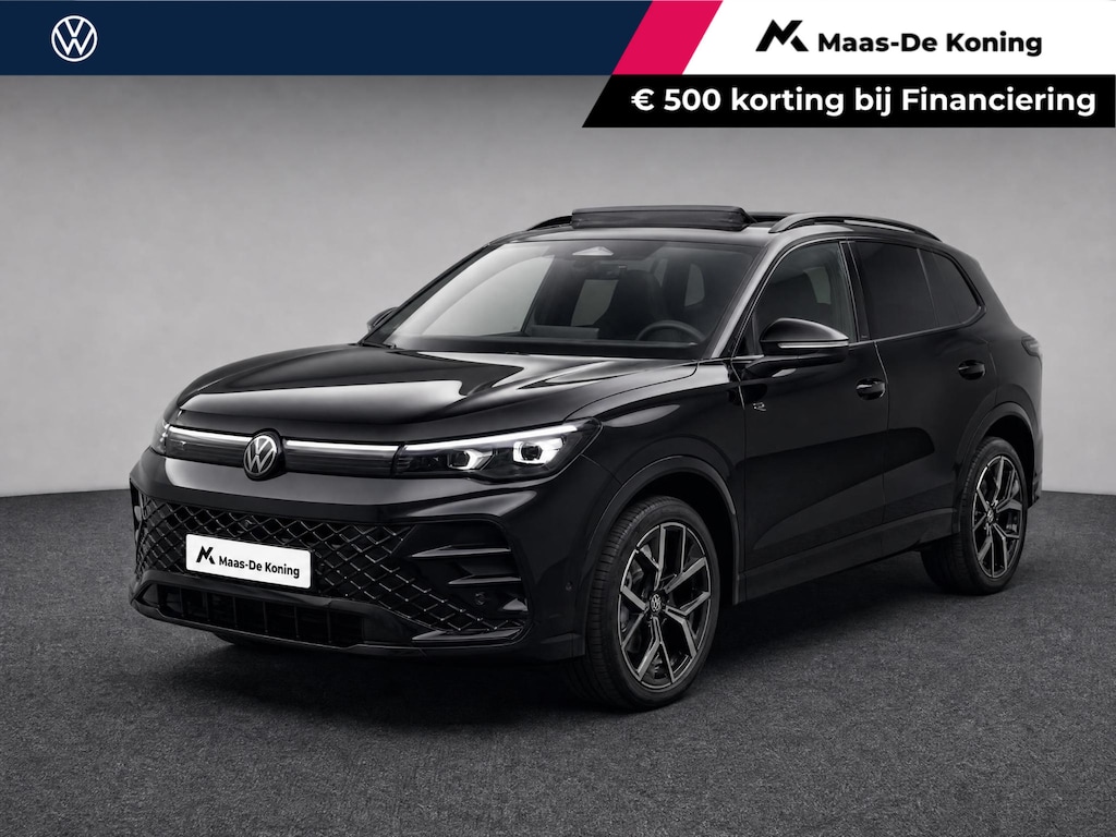 Volkswagen Tiguan 1.5 272pk DSG eHybrid R-Line Edition · Panoramadak · Wegklapbare Trekhaak · Leder · Harman Kardon · 360 Camera · Stoel ventilatie · Massage · 20'' Inch · Garantie t/m 04-09-2030 of 100.000km