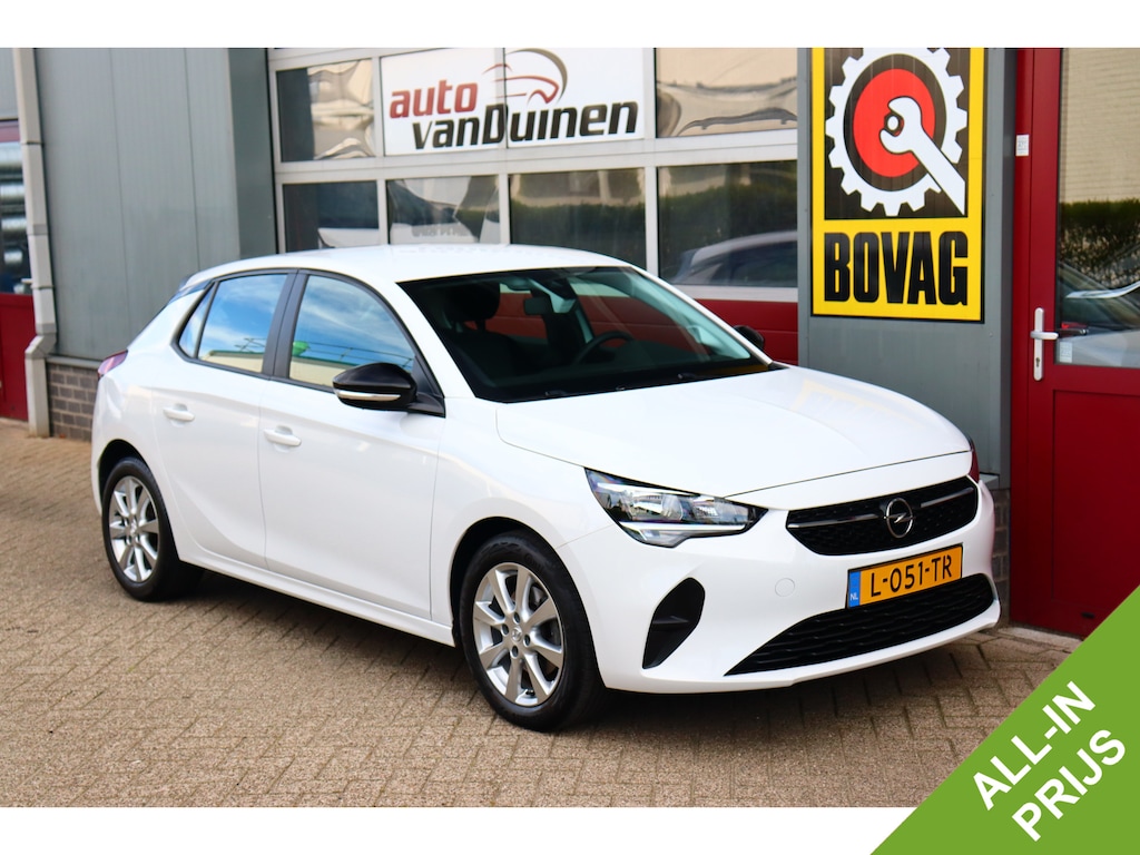 Opel Corsa 1.2 Edition O.a: Airco, Cruise, Android auto/Carplay, Rijklaar, Etc. All-in prijs!