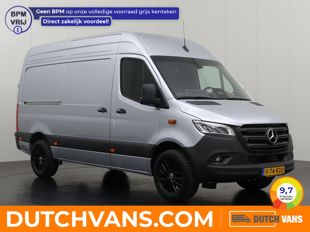 Mercedes-Benz Sprinter 317CDI Automaat L2H2 Led Exclusive | Model 2025 | 10" Navigatie+Camera | 3-Zits | Airco | Cruise | Betimmering