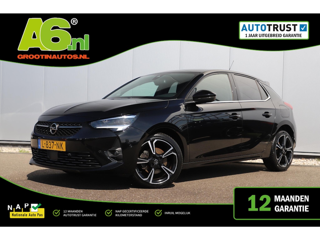 Opel Corsa 1.2 Ultimate 131PK Automaat Full LED LMV Half Leder Navigatie Achteruitrijcamera Clima Stoelverwarming