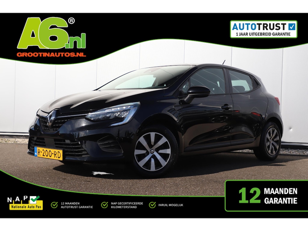 Renault Clio 1.0 TCe 90 Equilibre Navigatie Carplay Android Airco Cruise Parkeersensor Rijstrooksensor