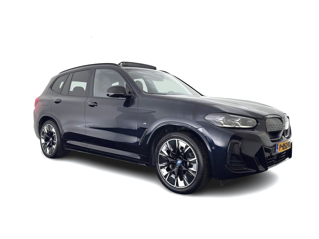 BMW X3 M iX3 M-Pack High Executive 80 kWh [3-Fase-11kW] {SoH-99%} (INCL-BTW) Aut. *PANO | LEATHER | ADAPTIVE-CRUISE | FULL-LED | HARMAN/KARDON-AUDIO | BLINDSPOT | DIGI-COCKPIT | HEATED-SPORTSEATS | CAMERA | DAB+ | NAVI-FULLMAP | TOWBAR | 20''ALU*