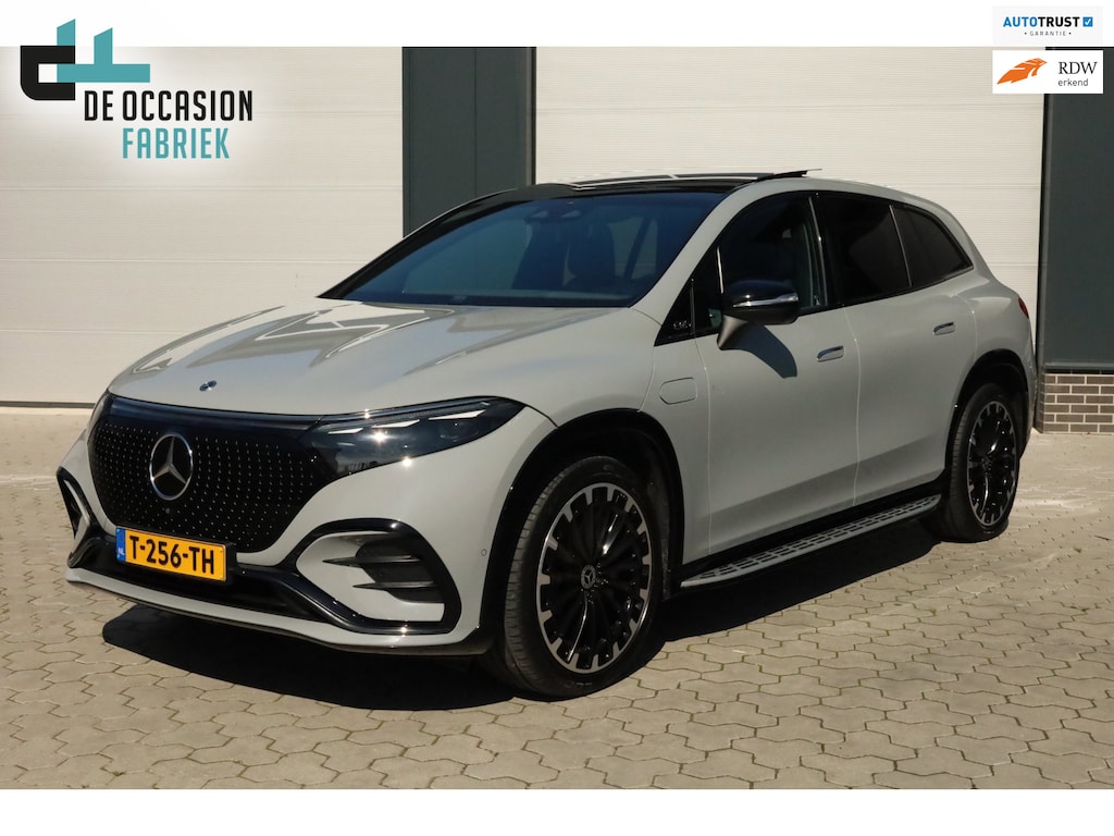 Mercedes-Benz EQS SUV 450 4MATIC AMG Line 108 kWh Vierwielbesturing Trekhaak Burmester Pano Massage HeadUp