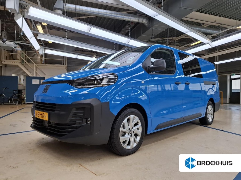 Fiat e-Scudo L3 75 kWh | 8 JAAR GARANTIE | 2X SCHUIFDEUR | CAMERA | NAVI | DIGITALE BINNENSPIEGEL | FULL LED | BETIMMERING | DRAADLOOS CARPLAY