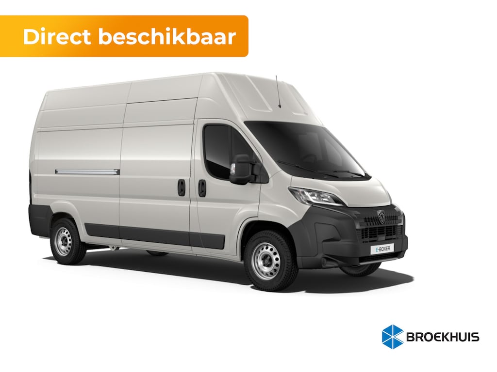 Peugeot e-Boxer L3H3 3.5t 110kWh | 8 JAAR GARANTIE | VERWARMDE BESTUURDERSTOEL | VERWARMDE VOORRUIT | DIGITALE BINNEN SPIEGEL | CAMERA