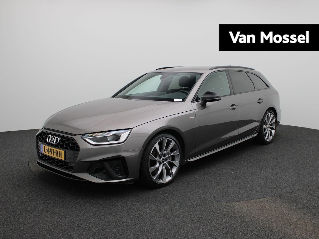 Audi A4 Avant 40 TFSI S edition Competition | Automaat | Virtual Cockpit | Achteruitrijcamera | Trekhaak | Apple Carplay / Android Auto | Stoel/Stuur verwarming | Elec. achterklep | Climate Control | Cruise Control | Lichtmetalen Velgen