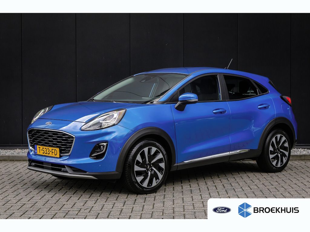 Ford Puma 1.0 EcoBoost Hybrid Titanium | Automaat | Automatisch inparkeren |  Privacy-glass | Verkeersbord herkenning | Apple Carplay / Android Auto | LED verlichting