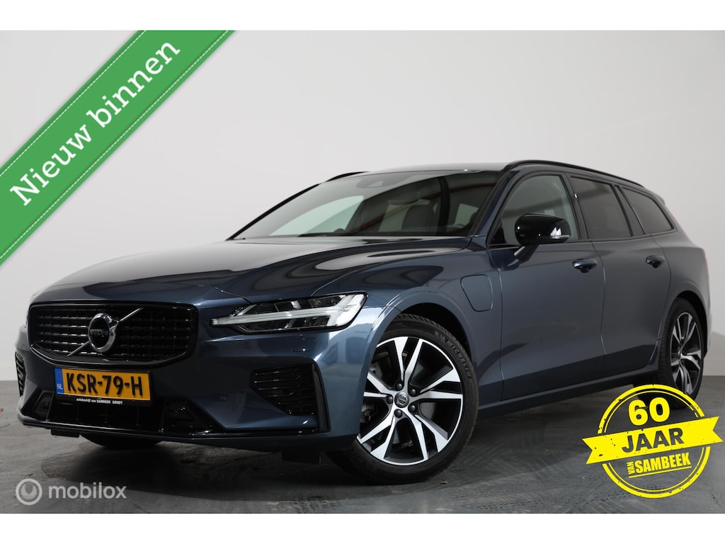 Volvo V60 2.0 T6 Recharge AWD R-Design - Pano - B&W audio - Semi-elektrische trekhaak