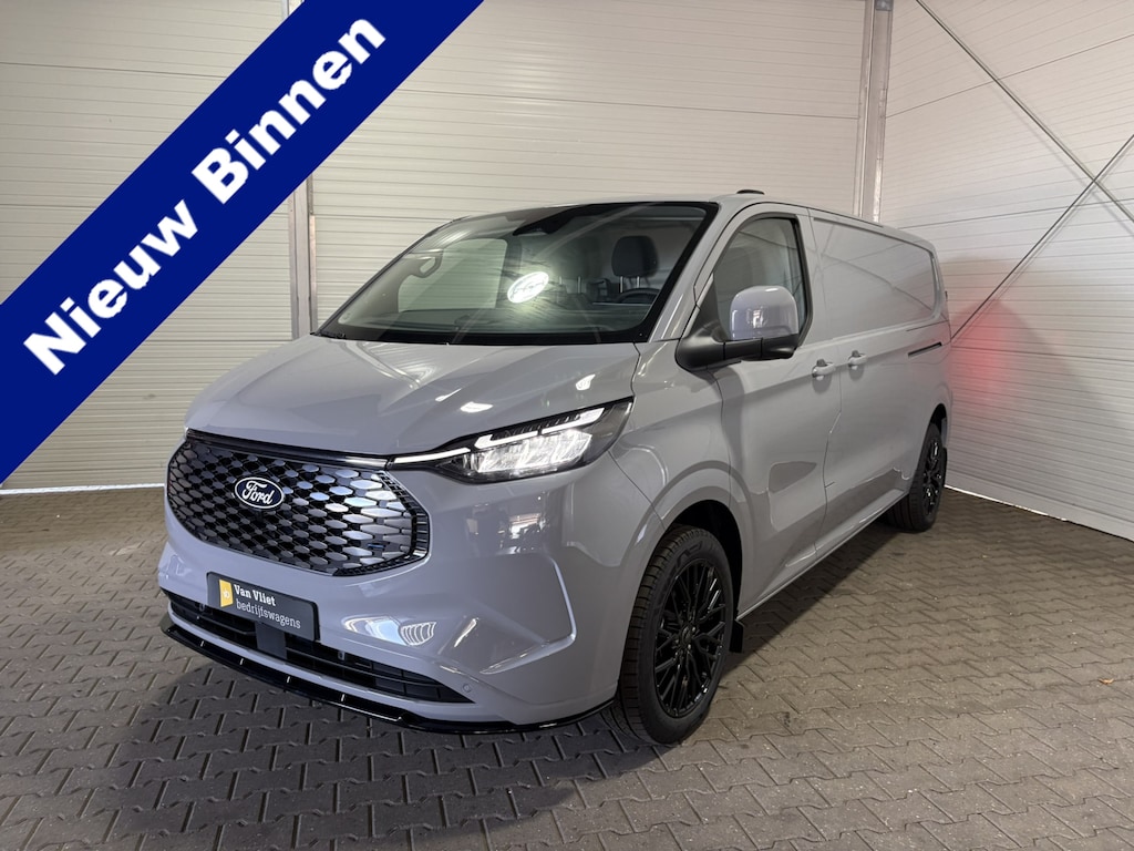 Ford E-Transit Cust. 340 L2H1 Limited 71 kWh Dubbele schuifdeur,trekhaak, accessoires VVB517 Prijs zoals getoond