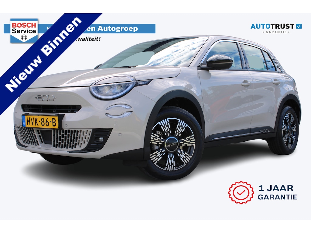 Fiat 600 1.2 Hybrid Pop | Incl. 12 maanden garantie | Cruise control | Parkeercamera | Apple carplay/Android auto | DAB radio | Navigatie | Stoelverwarming | Climate control |