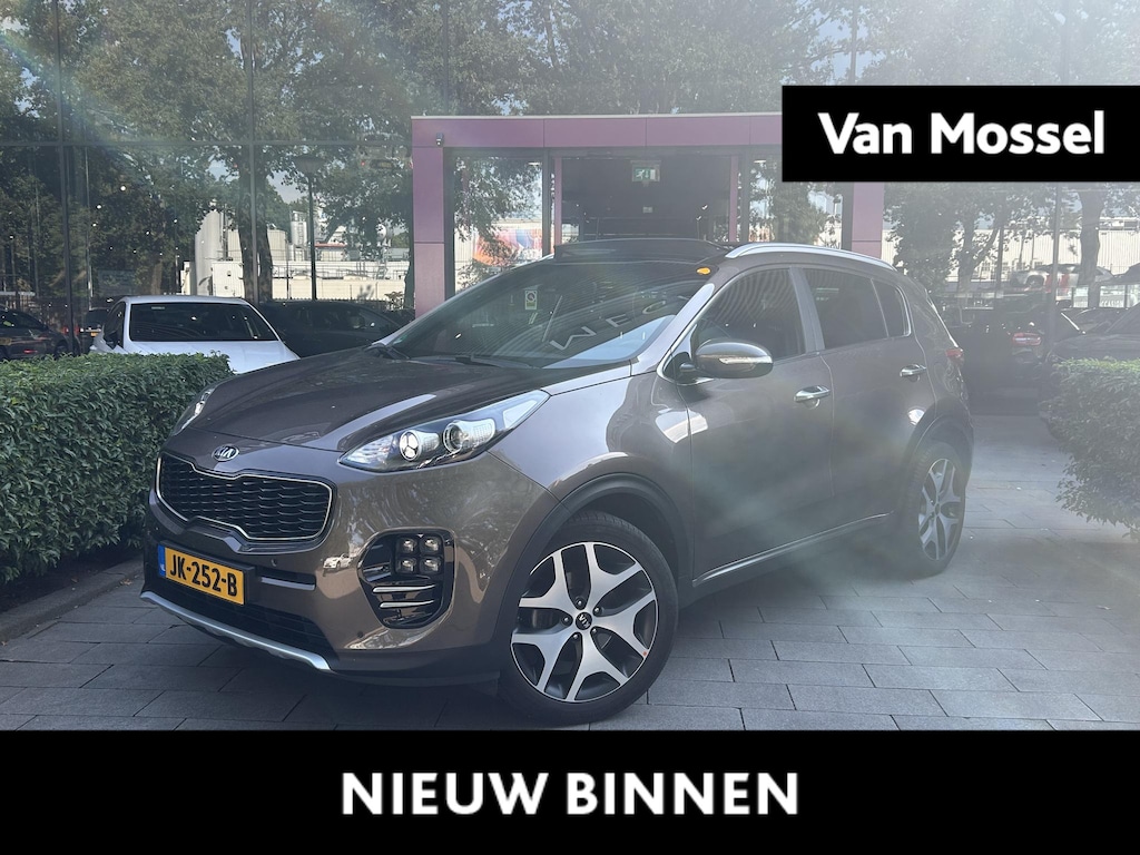 Kia Sportage 1.6 T-GDI GT-Line | WORDT VERWACHT | EERSTE EIGENAAR | PANORAMADAK | ACHTERUITRIJCAMERA | LEDER | NAVIGATIE | CLIMATE CONTROL |
